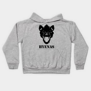 Hyenas (black) Kids Hoodie